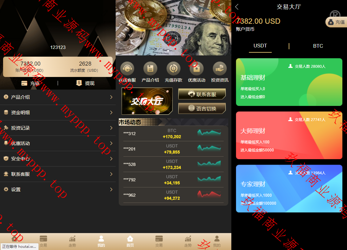 修复版多国言伪28理财源码完整下载