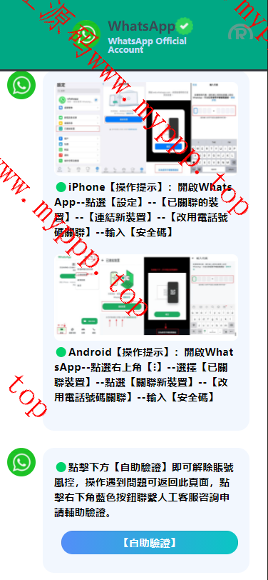 全开源亲测独家教程修复版本/香港WhatsApp盗号系统/快产码WS盗号/前端uniapp解决爆红