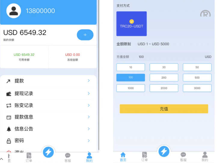 2024全新双UI多国言海外抢单刷单系统源码