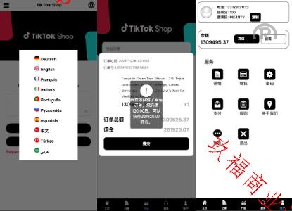 亲测新款源码【海外多国言抢单商城】最新UI 多国言海外刷单/抢单系统/订单自动匹配系统/策略组/海外源码/tiktok