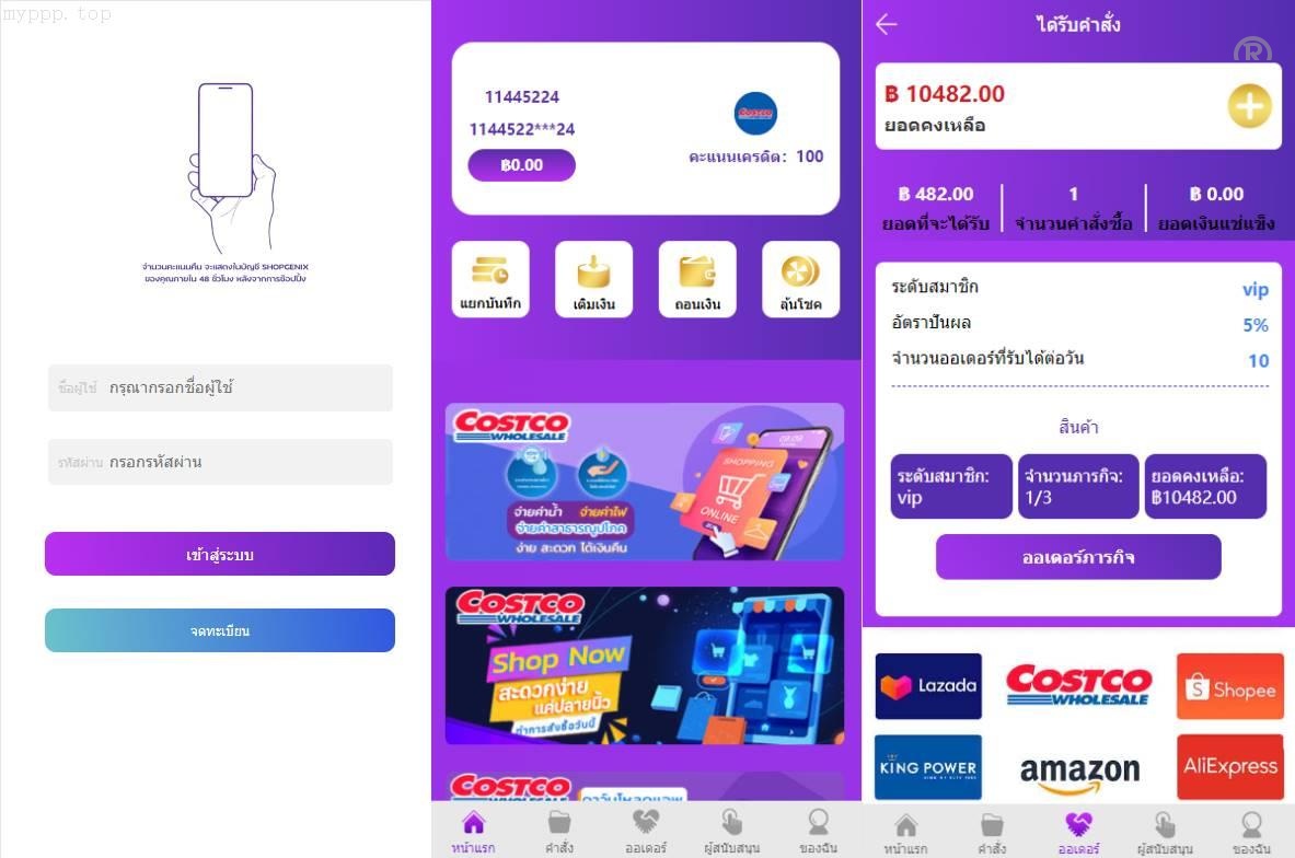 紫色UI泰语抢单刷单系统/单控群控/海外抢单刷单解决方案