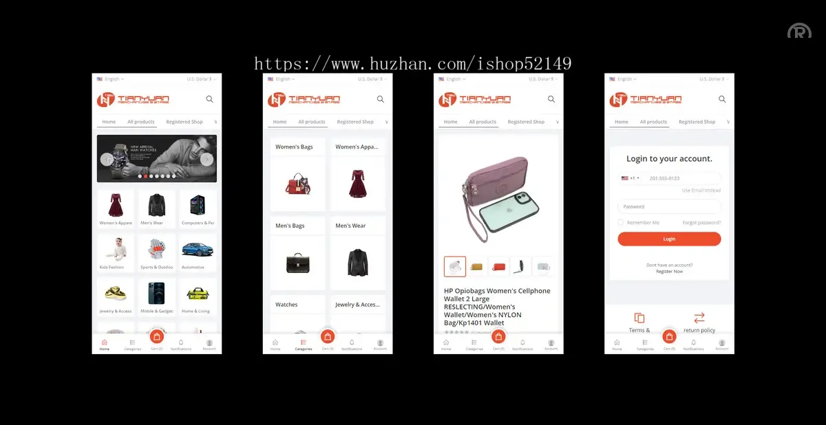 2025年5月版多国言跨境电商外贸商城-b2b2c|商户入驻|后台自动采集|平台代发|页面秒开