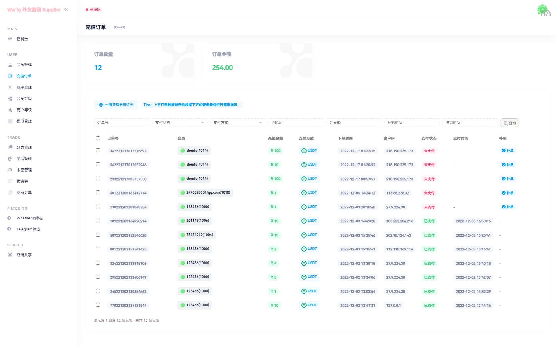 WhatsApp筛选Ws/Tg外贸营销Supplier推特号/FB号/谷歌号/小火箭Ws/Channel社交账号 - 图8