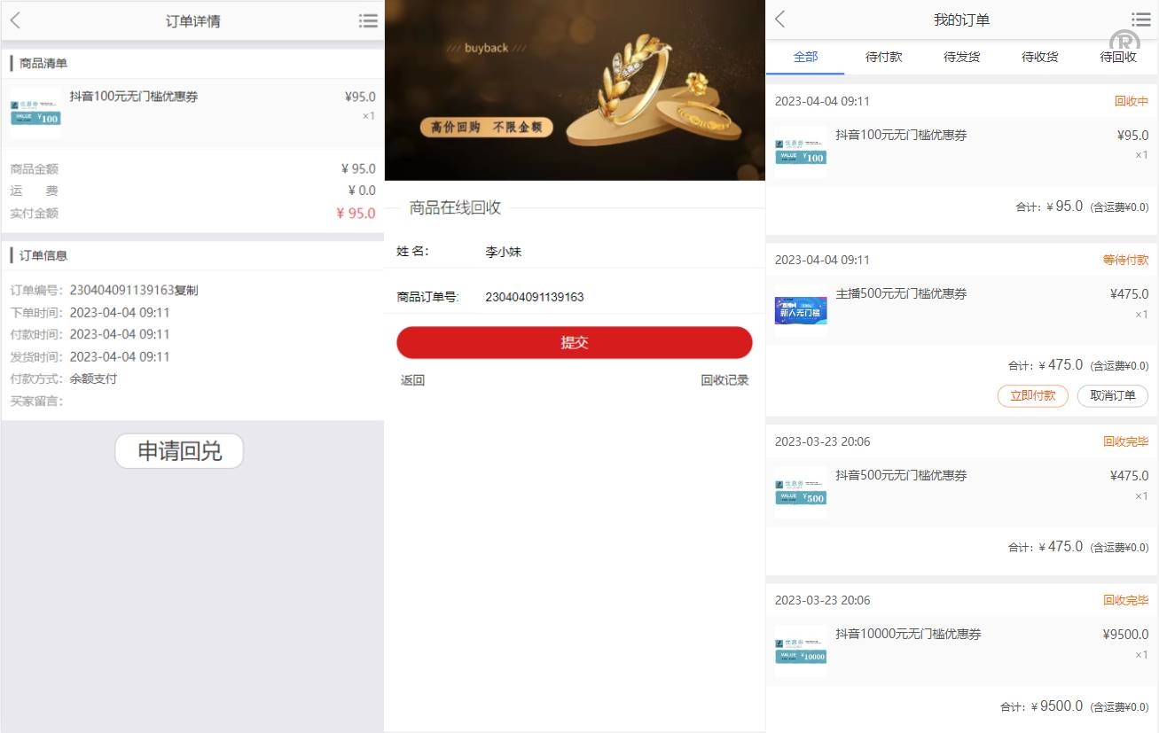 定制版抖音卷系统/抖音电商卷抢购回收/抖音电商投资理财 - 图3
